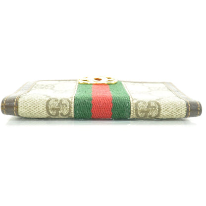 Gucci Monogram Web French Wallet Brown 5 of 7