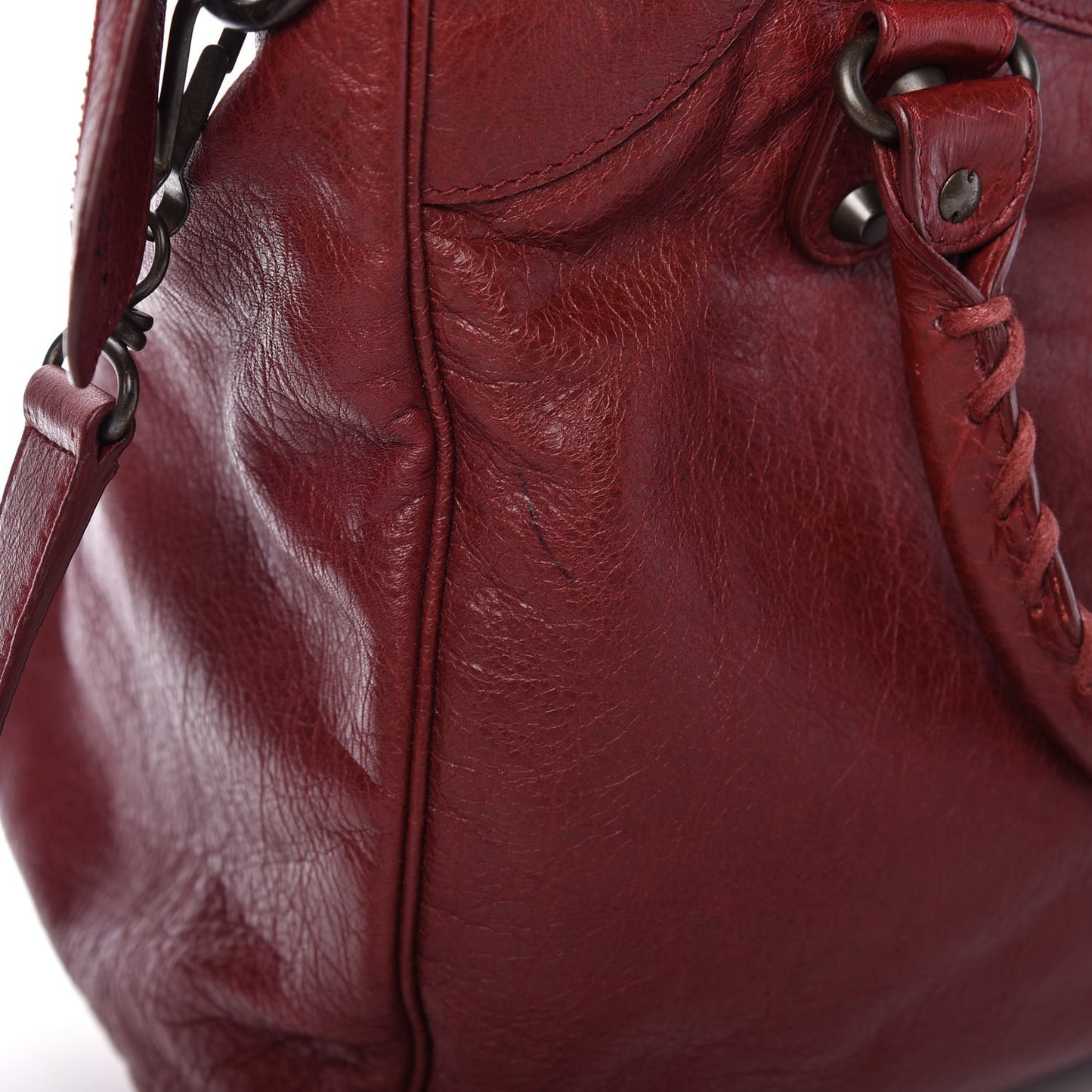 Agneau Classic Hardware Velo Rouge Cerise