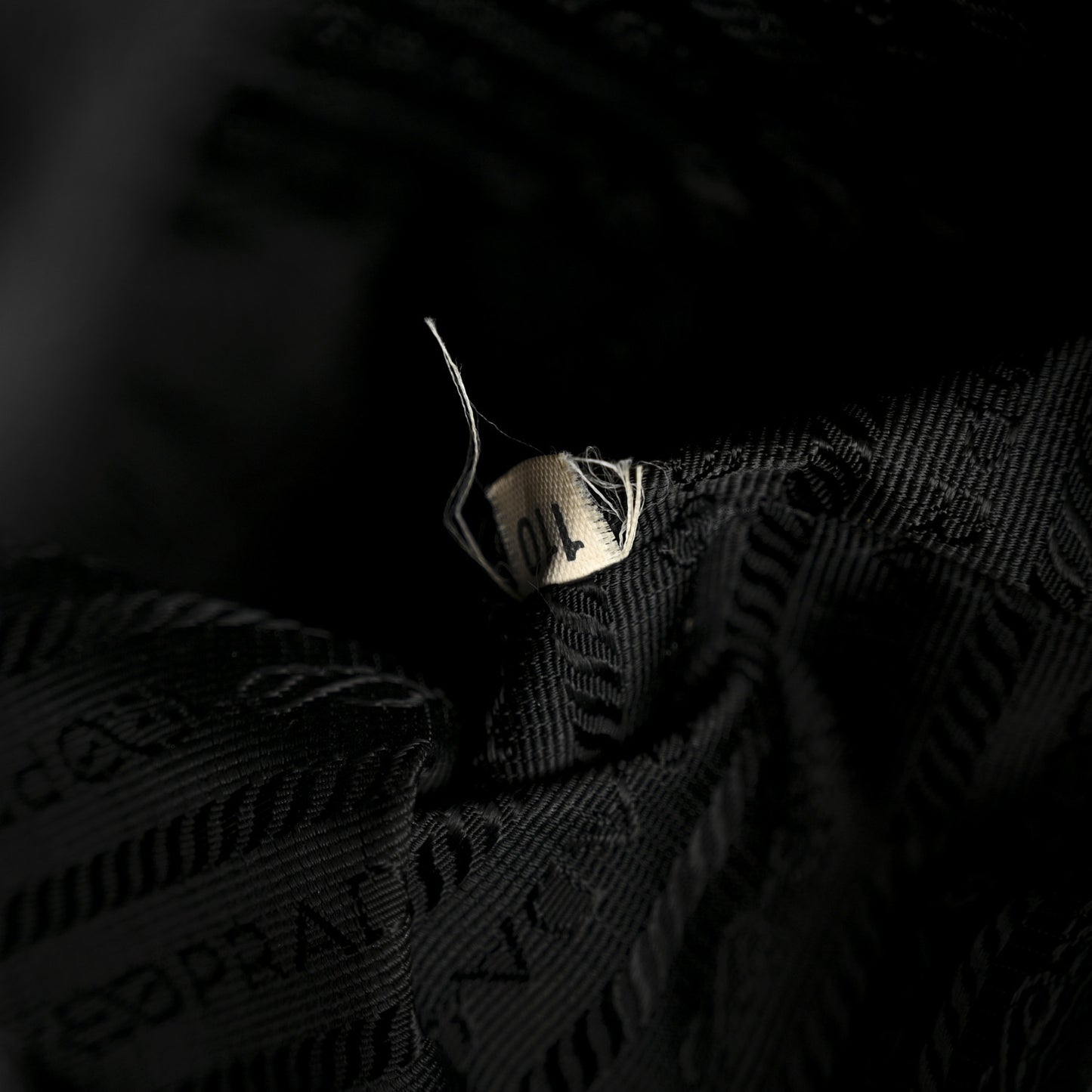 Nylon Shoulder Bag Black