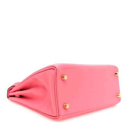 Hermes Swift Kelly Retourne 25 Rose Azalee 4 of 10