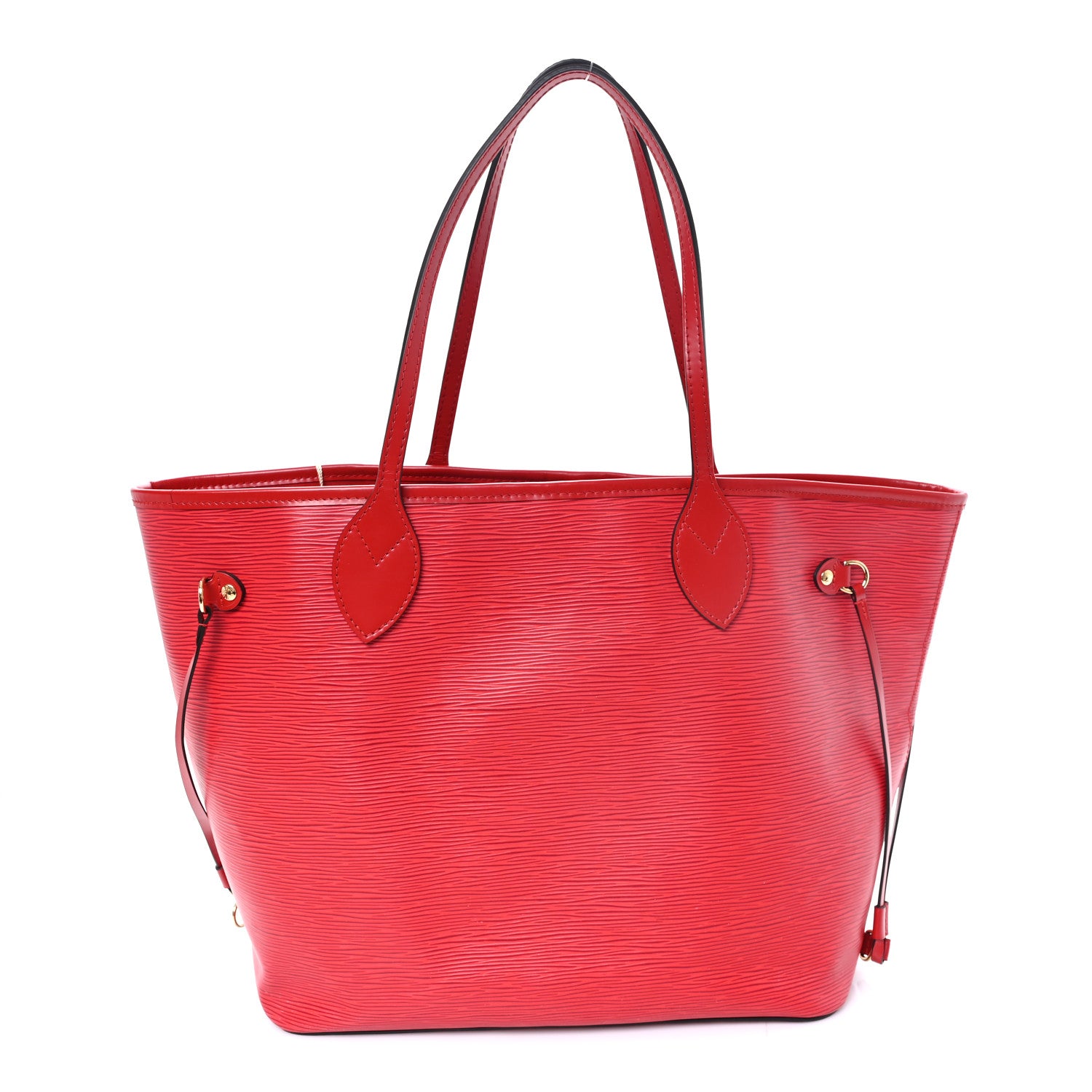 Louis Vuitton Epi Monogram Neverfull MM Castillan Red 1 of 9