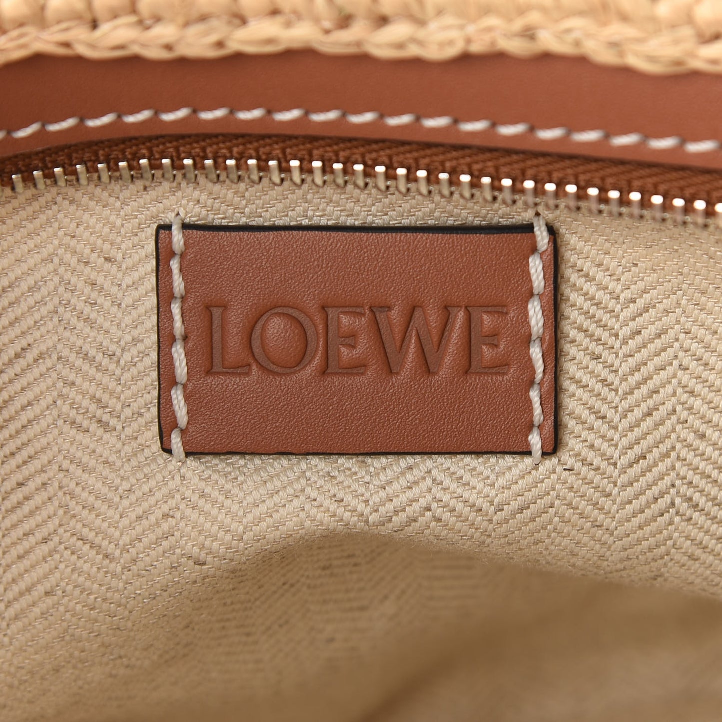 Raffia Crossbody Bag Natural Tan