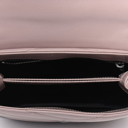 Saint Laurent Calfskin Y Quilted Monogram Toy Loulou Crossbody Bag Light Natural 5 of 21