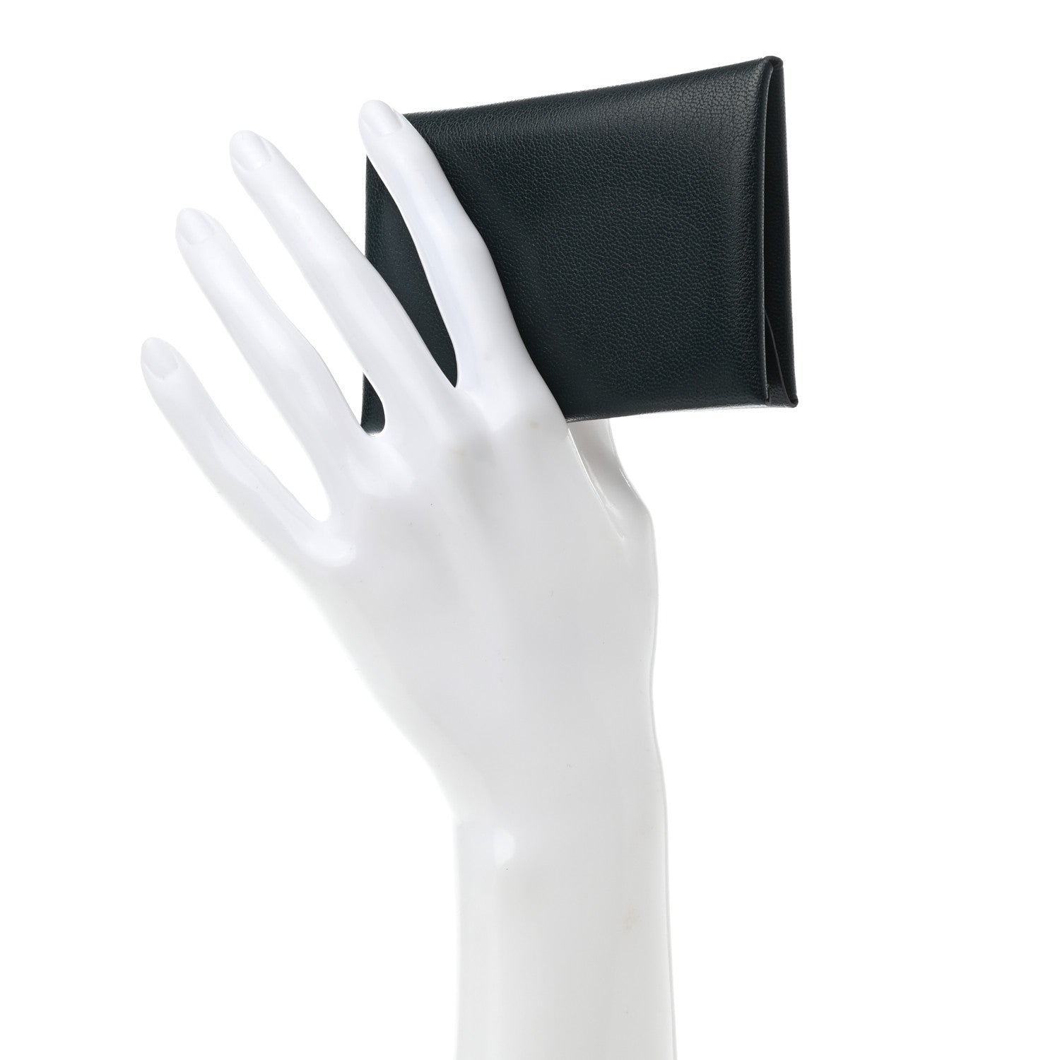 Hermes Chevre Mysore Calvi Duo Card Case Vert Cypress 2 of 7