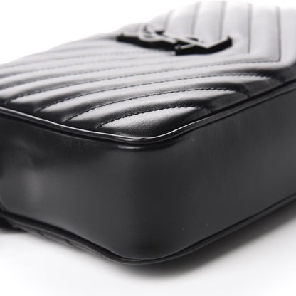 Saint Laurent Calfskin Matelasse Monogram Lou Camera Bag Black 6 of 10