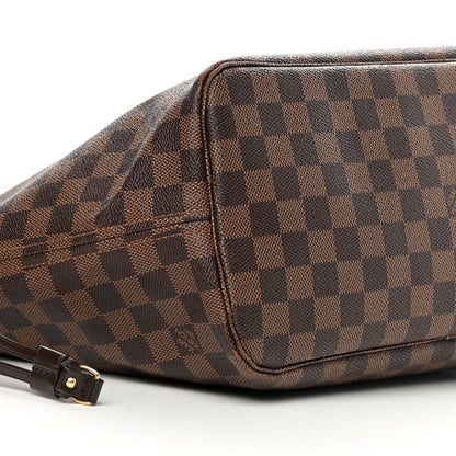 Louis Vuitton Damier Ebene Neo Neverfull MM Rose Ballerine 11 of 26