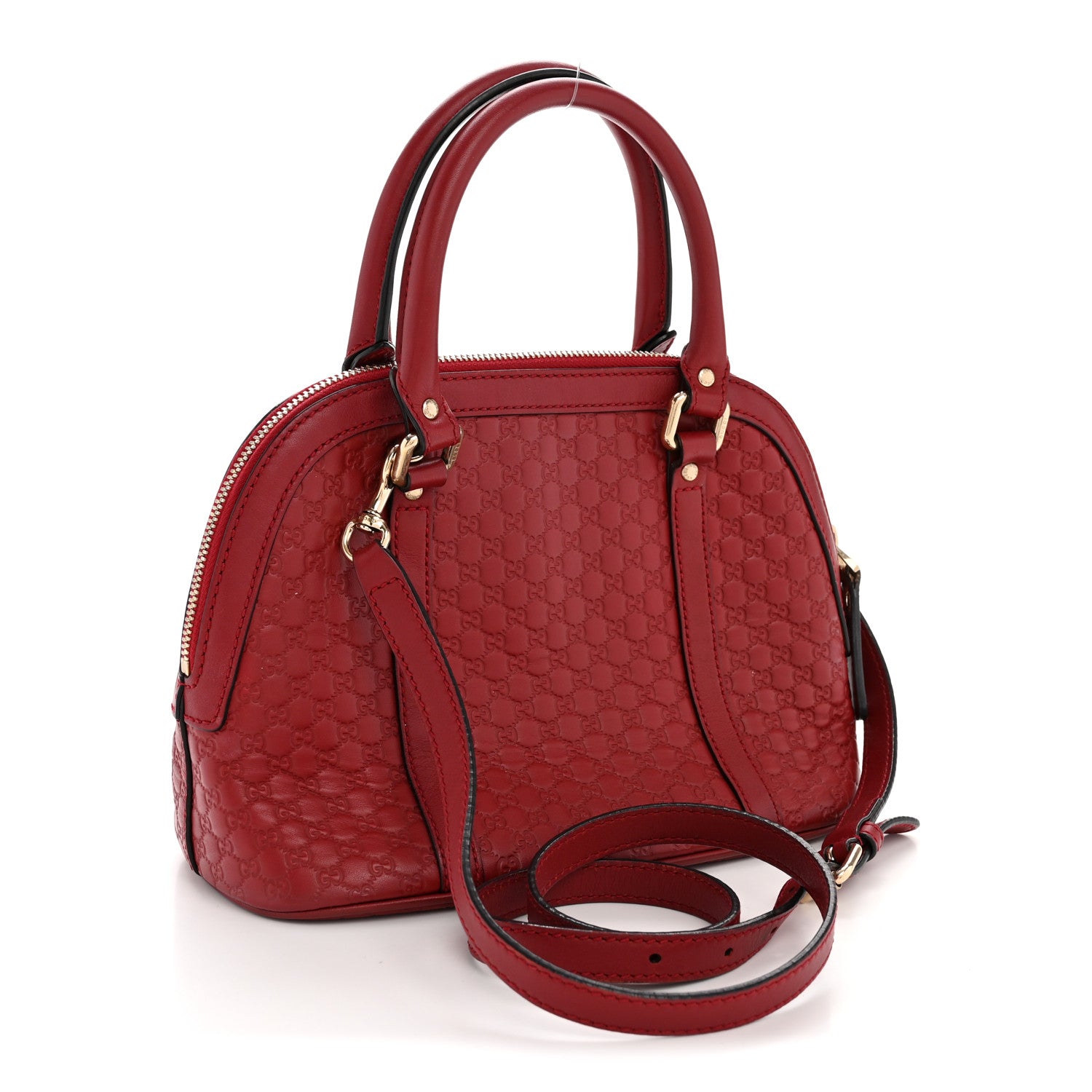 Gucci Soft Microguccissima Mini Dome Bag Red 3 of 15