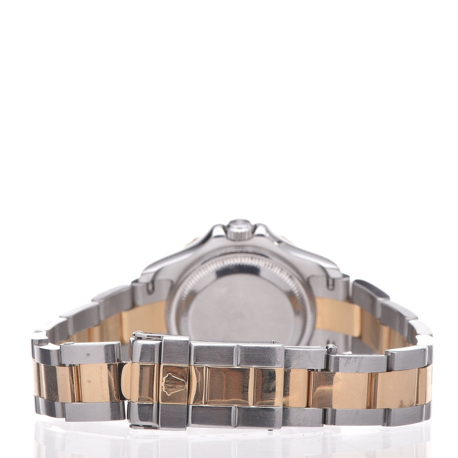 Rolex Stainless Steel 18K Yellow Gold 29mm Oyster Perpetual Date Yacht-Master Watch Silver 169623 4 of 6