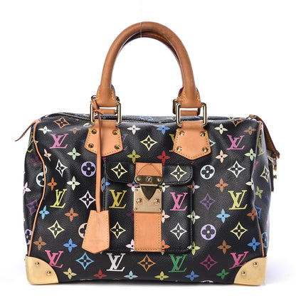 Louis Vuitton Monogram Multicolor Speedy 30 Black 1 of 15