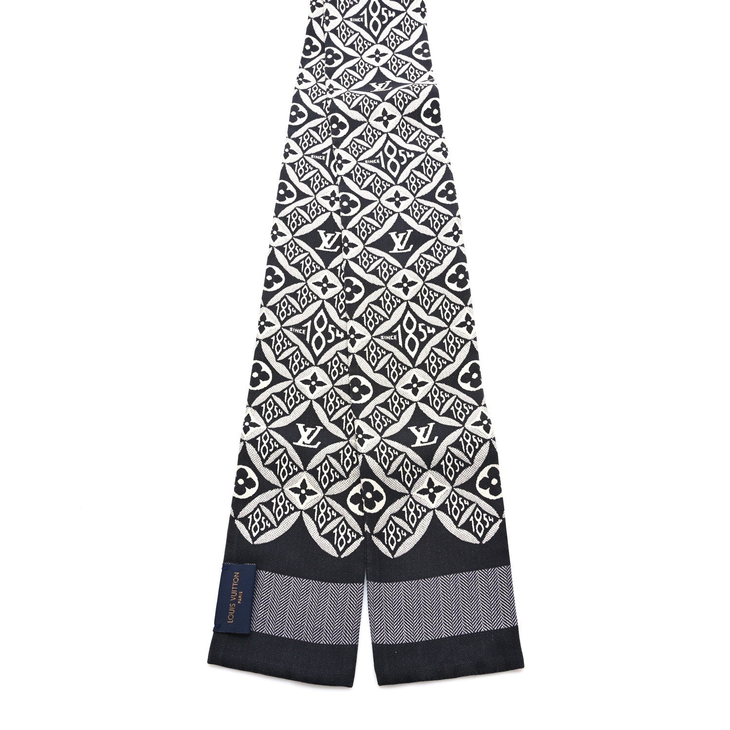 Louis Vuitton Silk Since 1854 Bandeau Gris 2 of 4