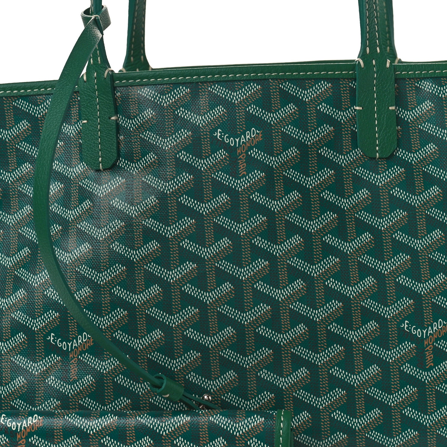 Goyard Goyardine Saint Louis PM Green 8 of 10