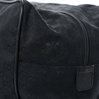 Gucci GG Monogram Web Large Collapsible Carry On Duffle Bag Black 20 of 23