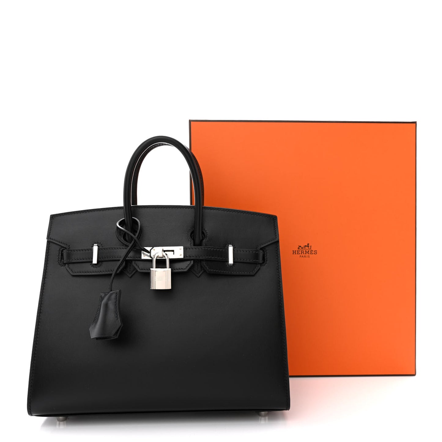 Box Birkin Sellier 25 Black
