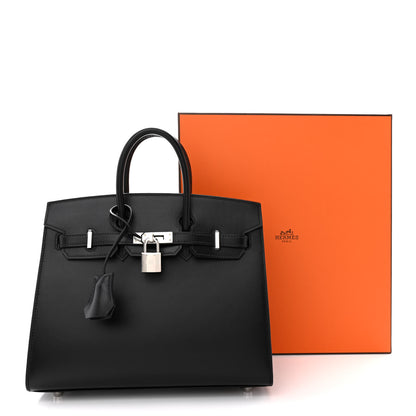 Hermes Box Birkin Sellier 25 Black 13 of 13