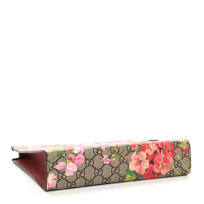 Gucci GG Supreme Monogram Blooms Large Cosmetic Case Beige Multicolor Dry Rose 4 of 10