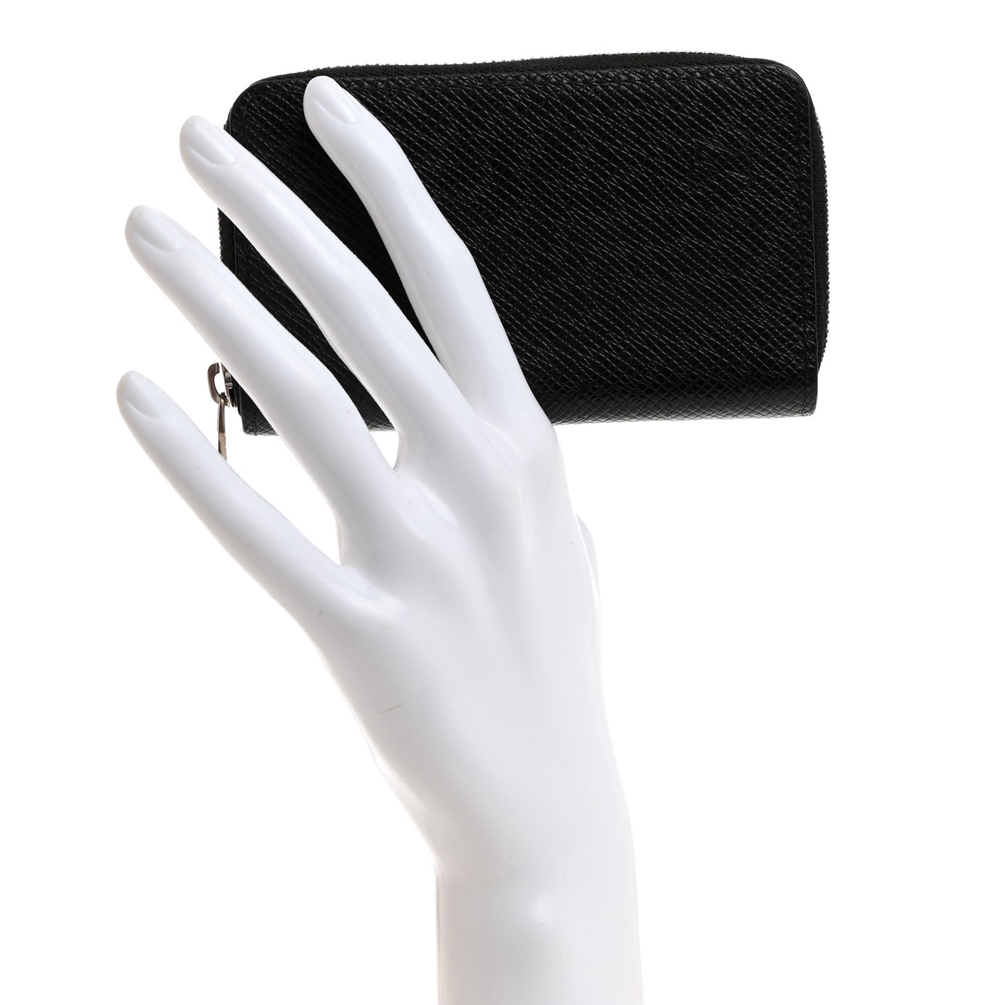 Taiga Zippy Coin Purse Vertical Black