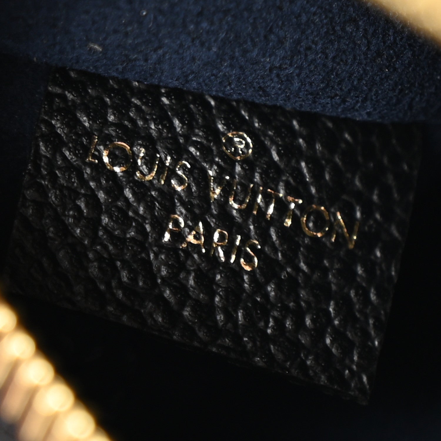 Louis Vuitton Empreinte Monogram Giant Neverfull MM Pochette Black 6 of 8