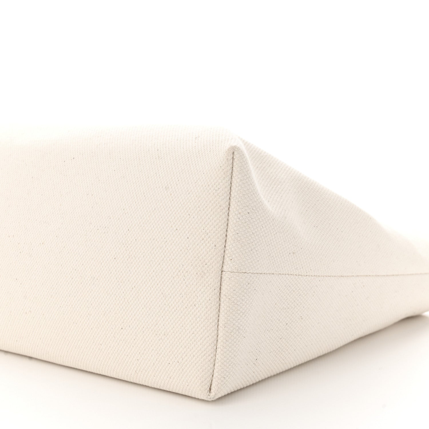 Celine Canvas Calfskin Horizontal Cabas Natural Tan 10 of 11
