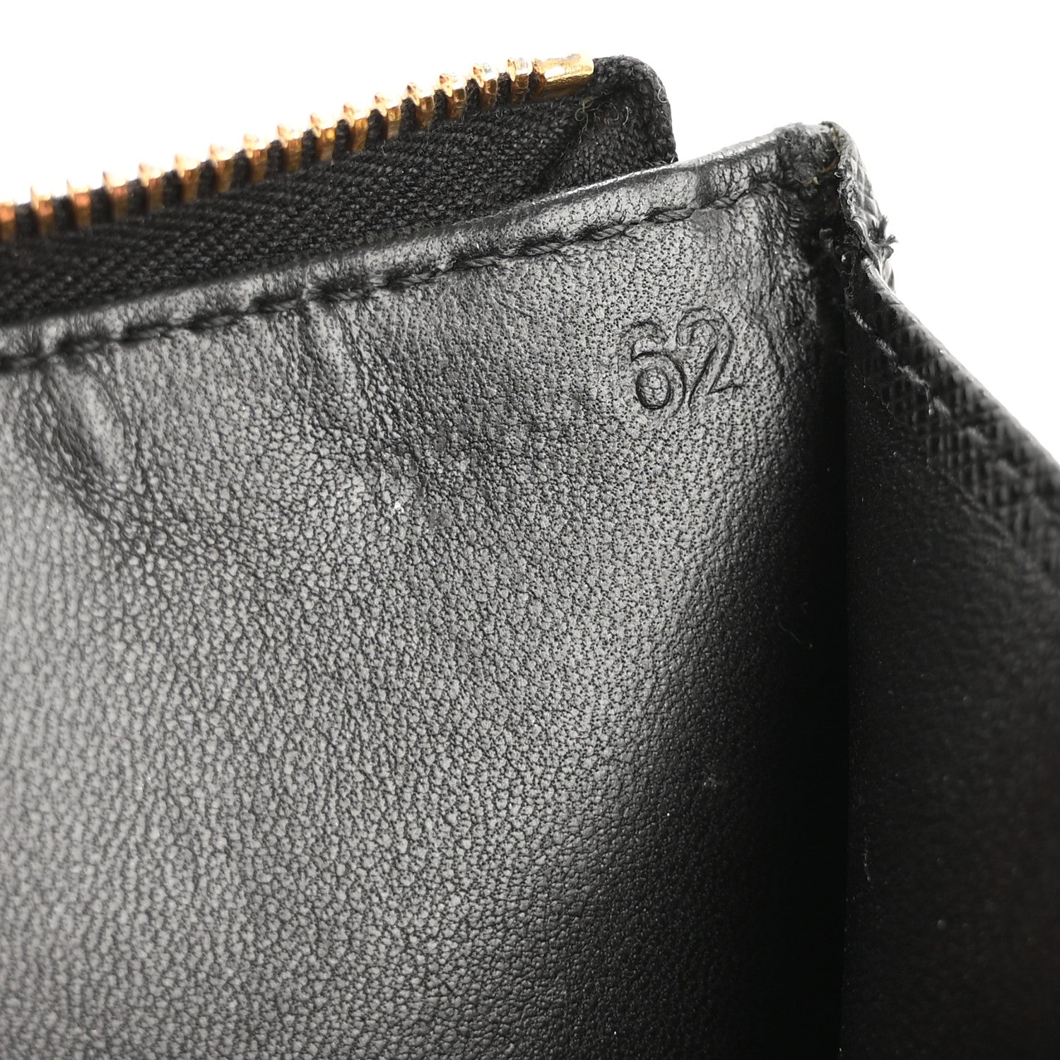 Prada Saffiano Metal Zip Around Key Holder Black 7 of 12