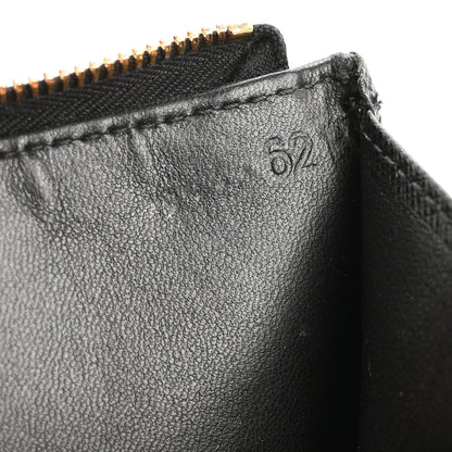 Prada Saffiano Metal Zip Around Key Holder Black 7 of 12