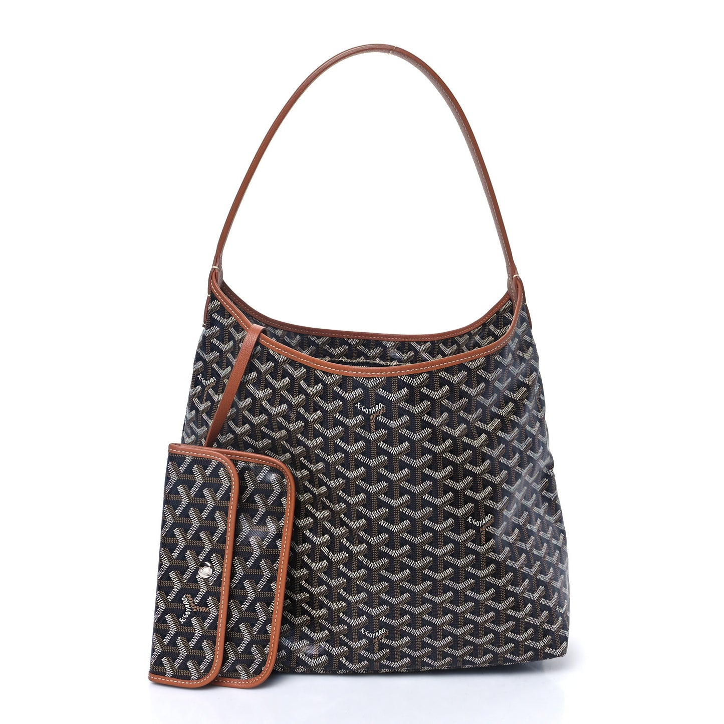 Goyardine Boheme Hobo Black Gold
