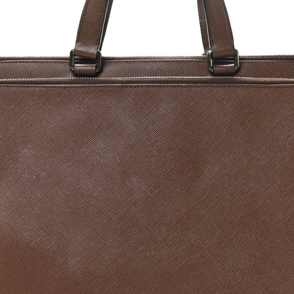 Prada Saffiano Cuir Travel Briefcase Cacao 7 of 10