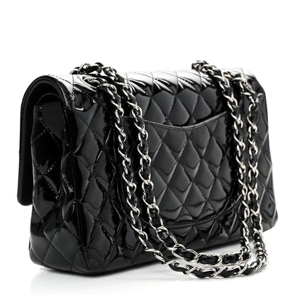 Chanel Patent Quilted Medium Double Flap Black 3 of 12