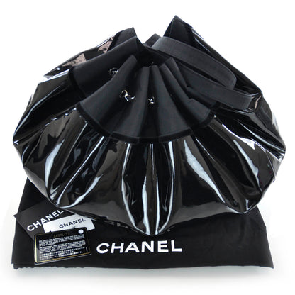 Chanel Vinyl Stretch Spirit Large Cabas Tote Black 4 of 11