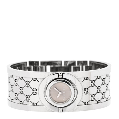 Gucci Stainless Steel 23mm Twirl Quartz Watch Brown 2 of 5
