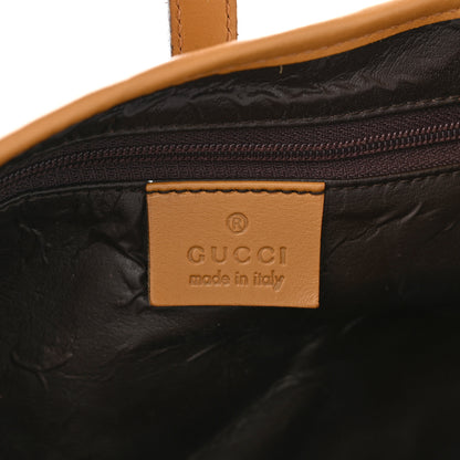 Gucci Monogram Lobster Clasp Jackie O Hobo Red Beige 6 of 8