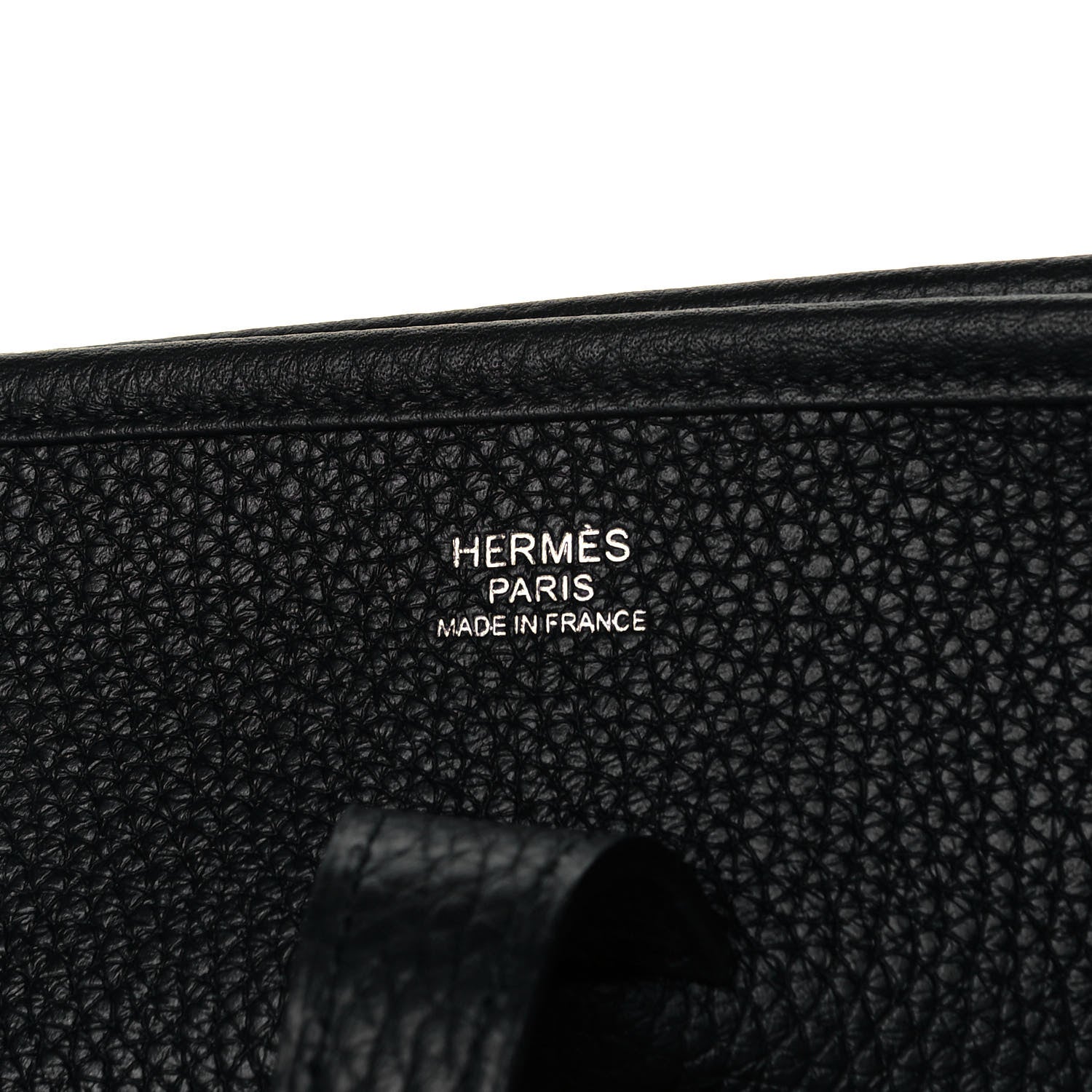 Hermes Taurillon Clemence Evelyne III PM Black 6 of 8
