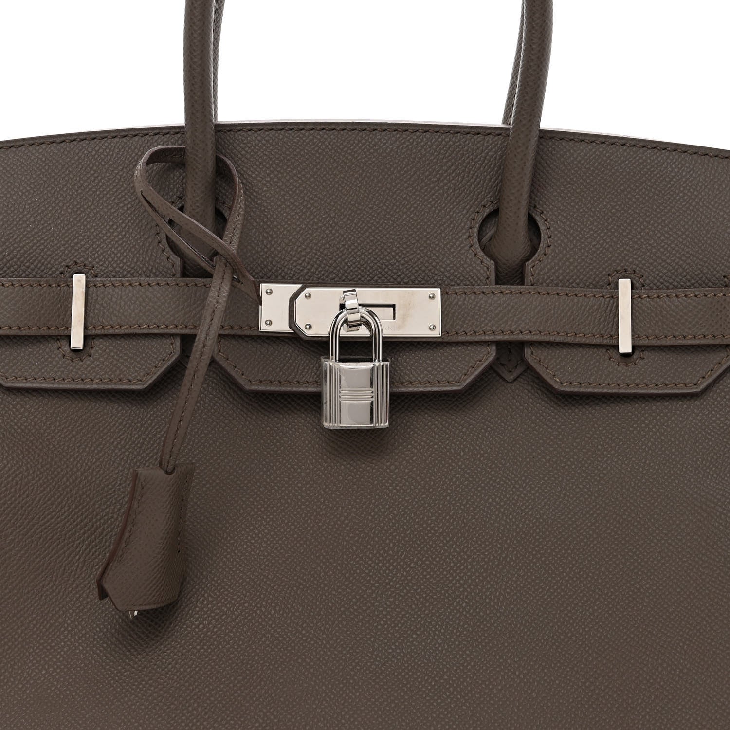 Hermes Epsom BIRKIN 30 Etain 8 of 12