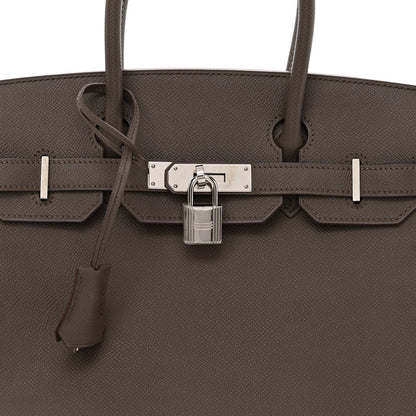 Hermes Epsom BIRKIN 30 Etain 8 of 12
