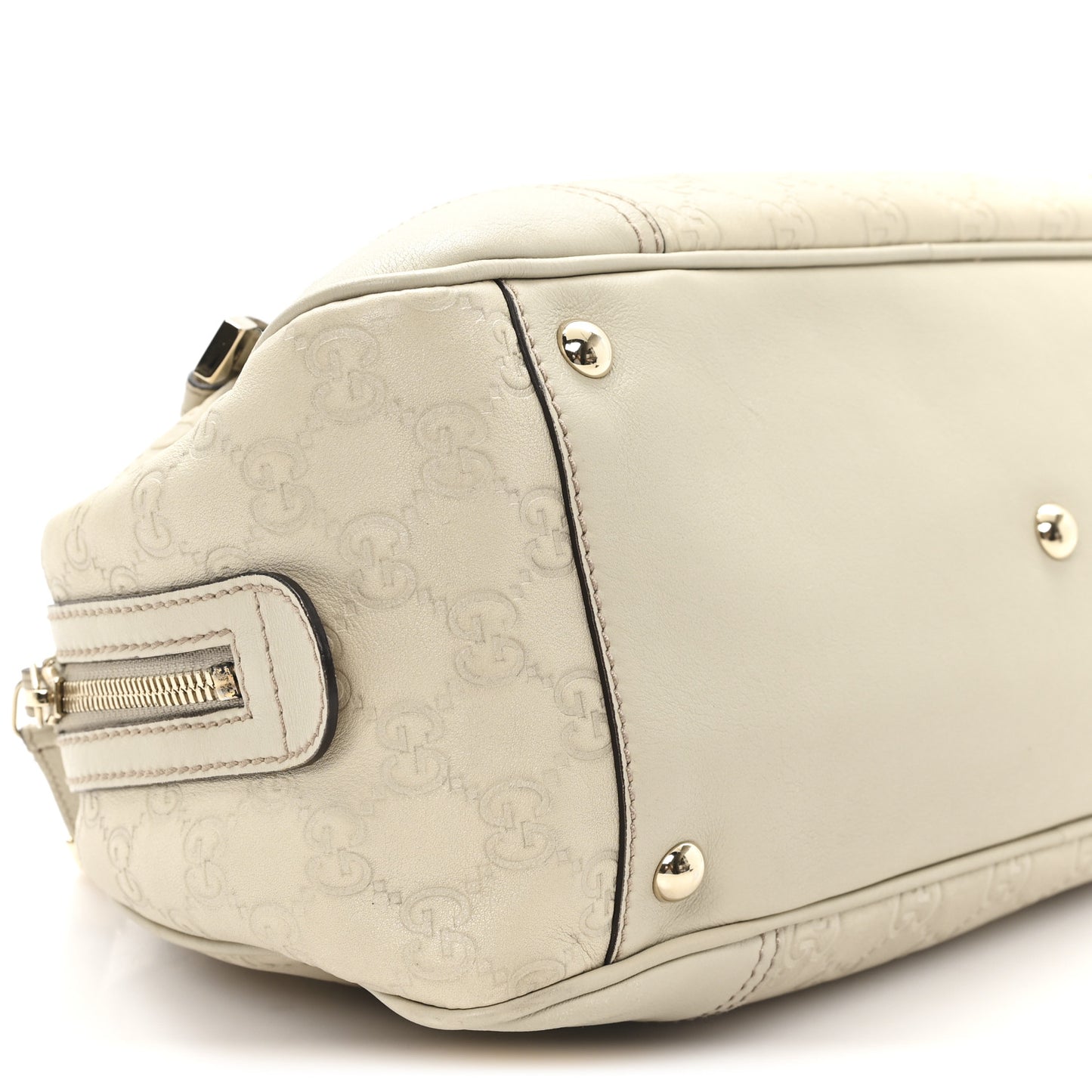 Guccissima Small Princy Satchel Off White