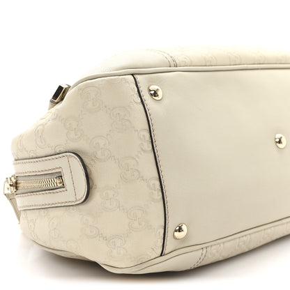 Gucci Guccissima Small Princy Satchel Off White 9 of 10