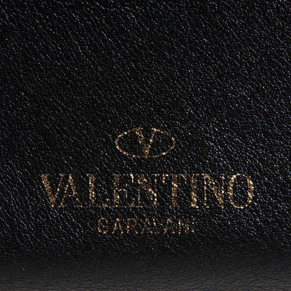 Valentino Garavani Vitello Medium Rockstud Tote Black 8 of 8