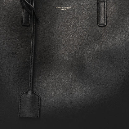 Saint Laurent Calfskin Large Shopping Tote Black 9 of 11