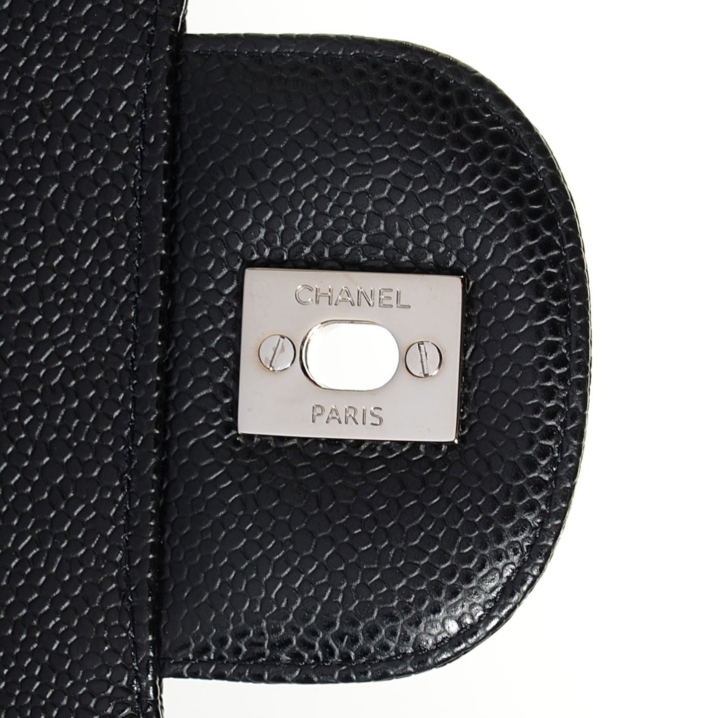 Caviar Quilted Jumbo Single Flap Black