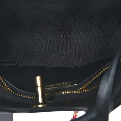 Chanel Patent Calfskin Quilted Mini 31 Shopping Bag Pink Black 5 of 10