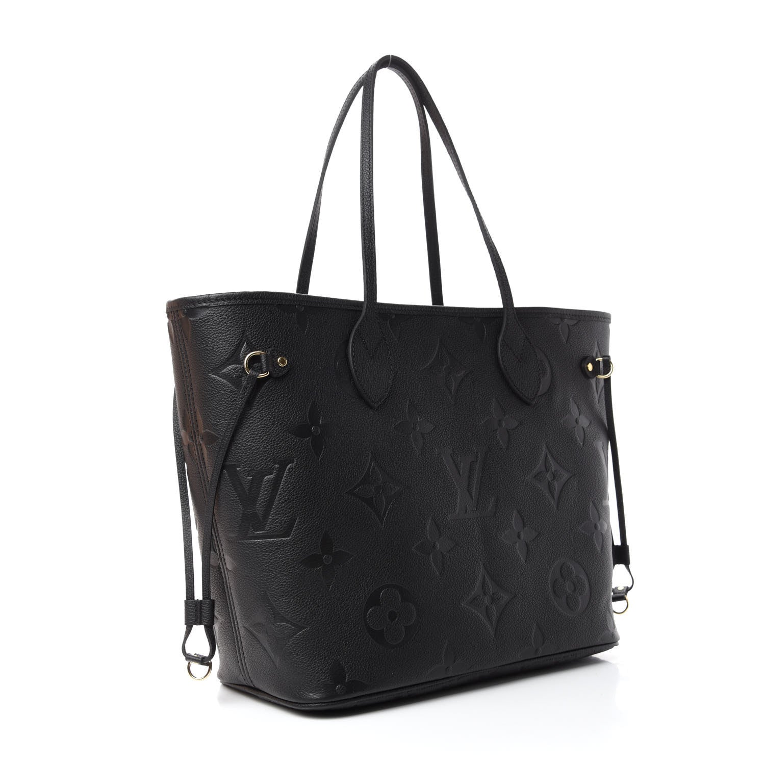 Louis Vuitton Empreinte Monogram Giant Neverfull MM Black 3 of 11