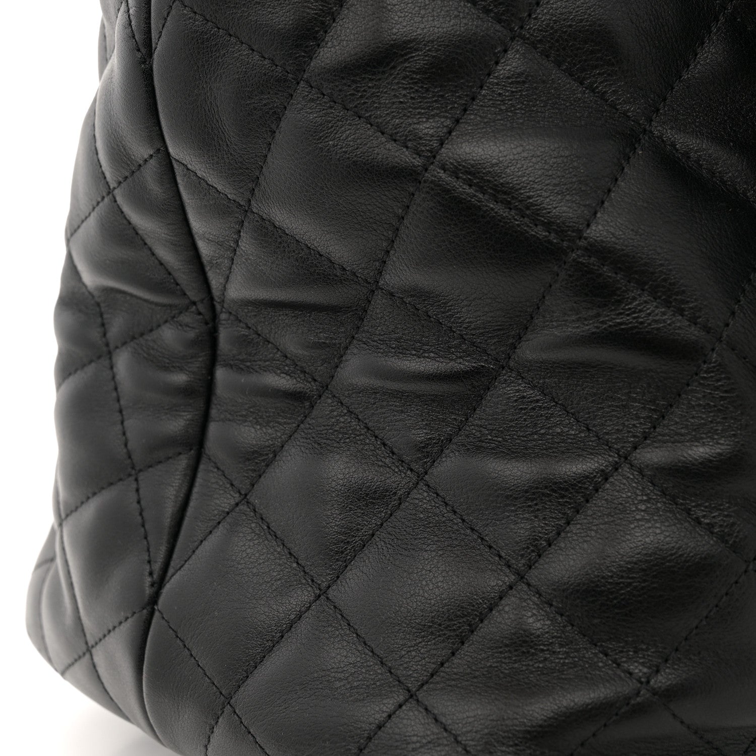 Saint Laurent Calfskin Quilted ES Giant Travel Bag Black 11 of 12