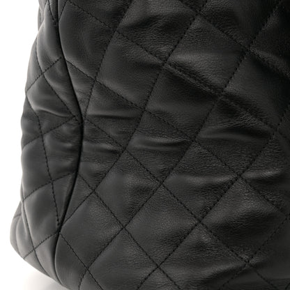 Saint Laurent Calfskin Quilted ES Giant Travel Bag Black 11 of 12