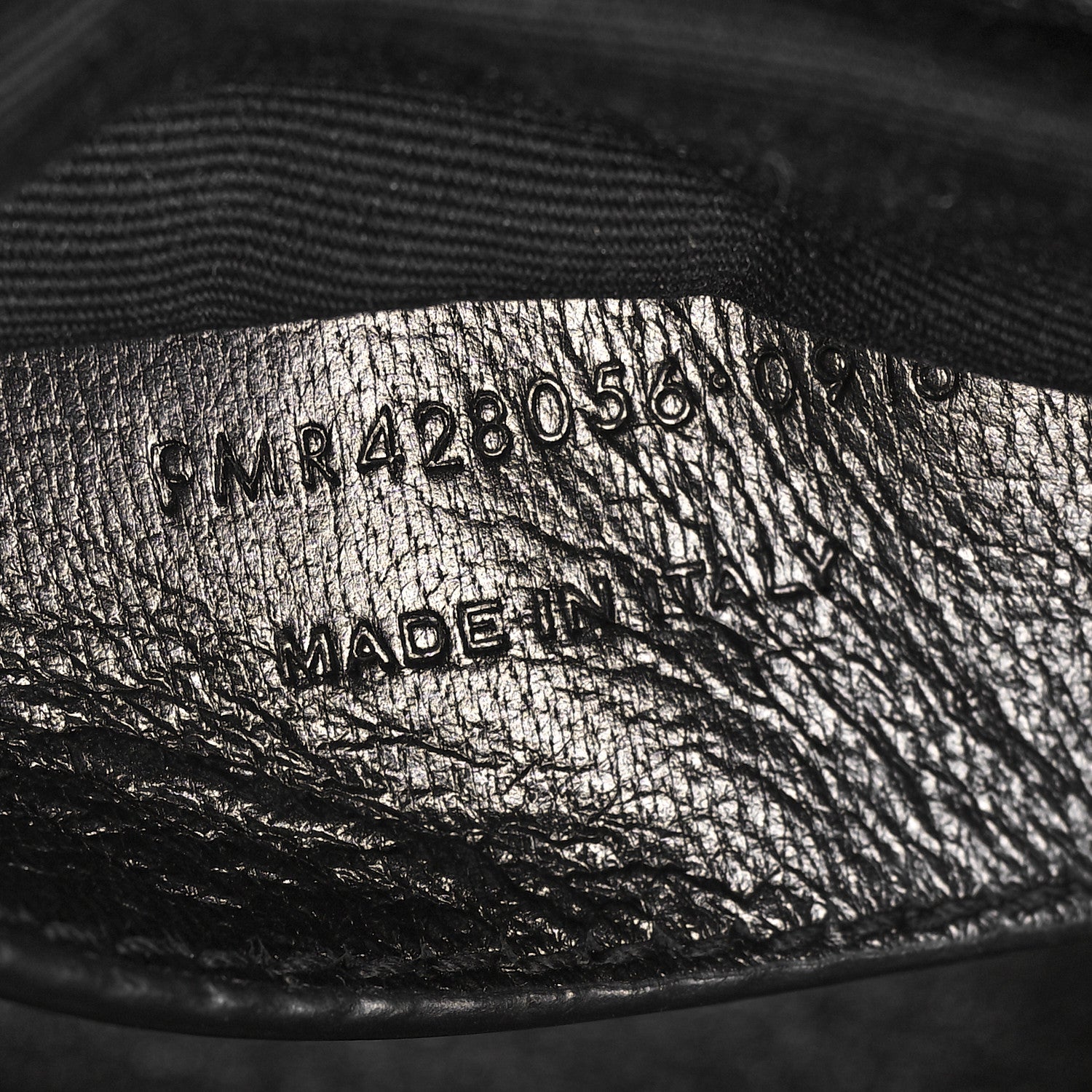 Saint Laurent Sheepskin Matelasse Chevron Monogram Monochrome Medium College Bag Black 7 of 11