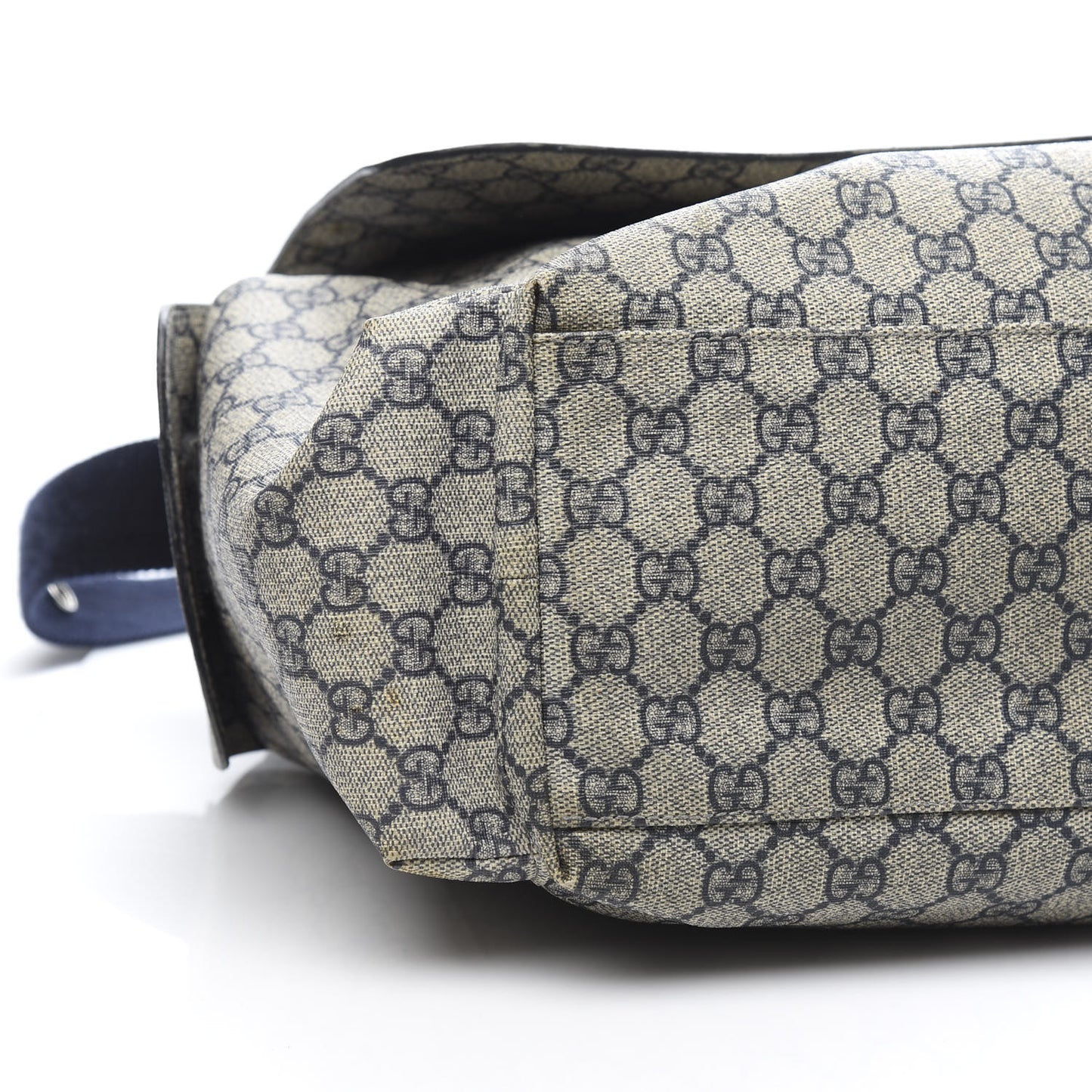 GG Plus Monogram Messenger Diaper Bag Navy