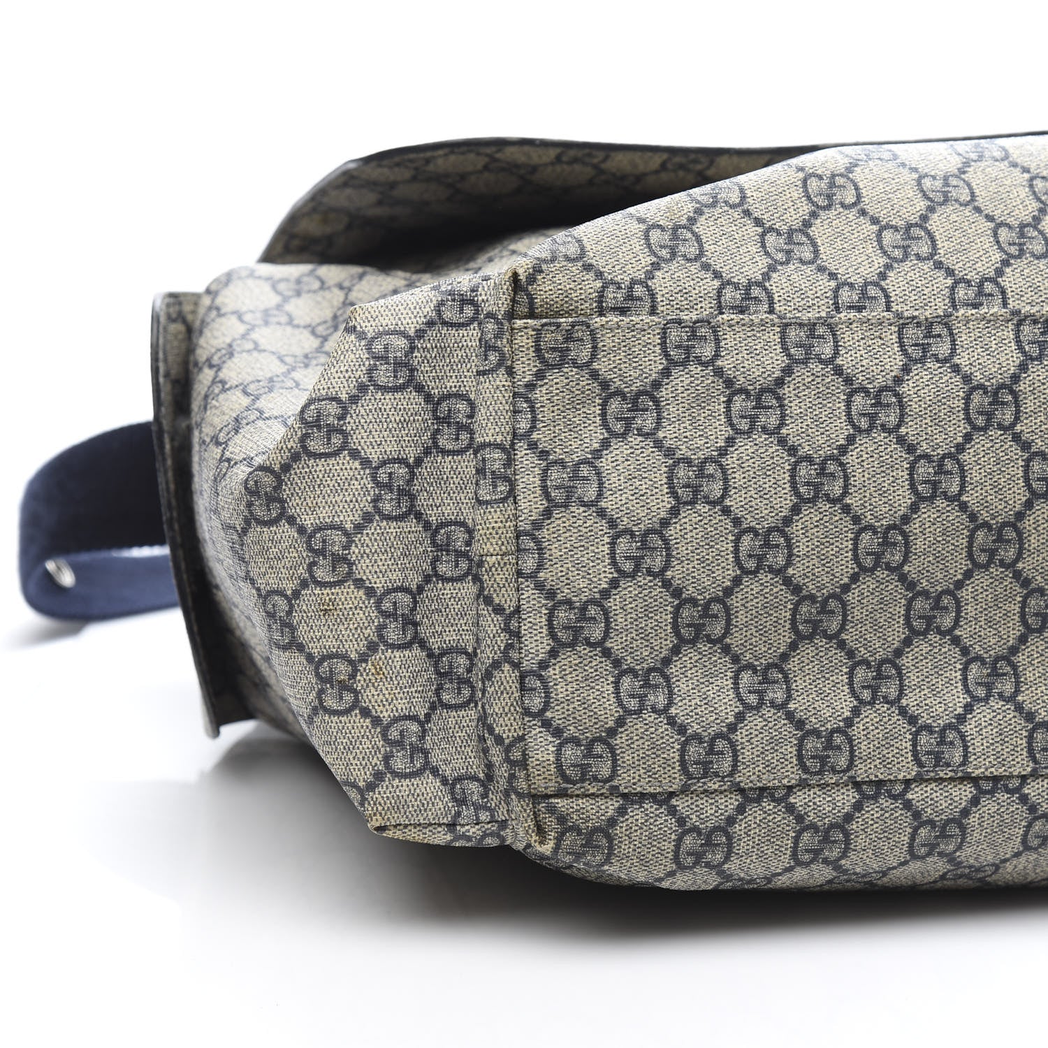 Gucci GG Plus Monogram Messenger Diaper Bag Navy 9 of 12