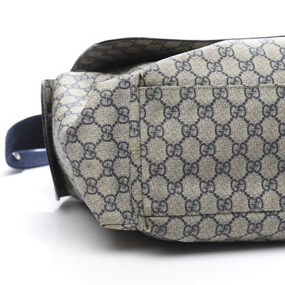 Gucci GG Plus Monogram Messenger Diaper Bag Navy 9 of 12