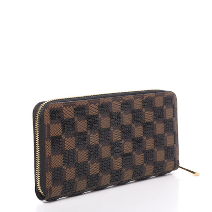 Louis Vuitton Damier Paillettes Zippy Wallet Black 3 of 7