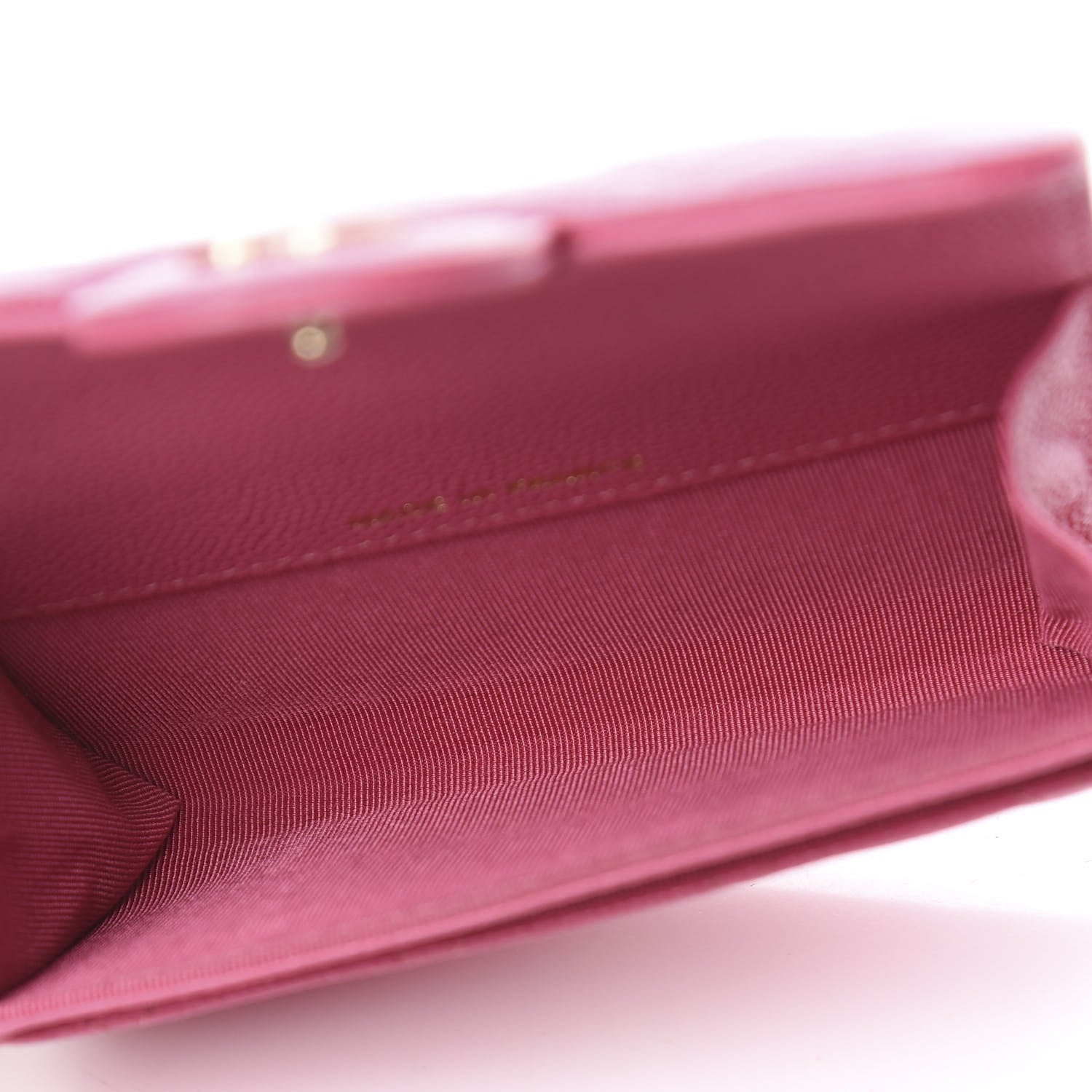 Chanel Caviar Quilted Flap Card Holder Pink 5 of 8