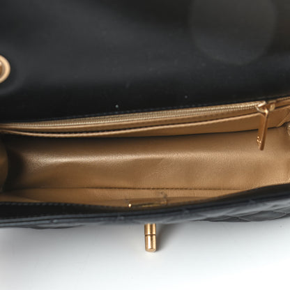 Chanel Lambskin Quilted Mini Rectangular Pearl Crush Flap Black 5 of 9