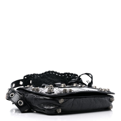 Balenciaga Agneau Arena XS Le Cagole Flap Bag Black 5 of 10